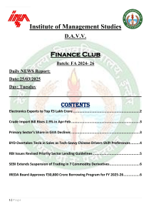 Finance News Report: Electronics Exports & Market Trends