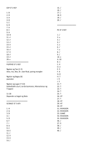 Klucz odpowiedzi dla szkoły podstawowej: ESP, Filipino, Science, PE i więcej