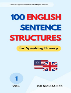 100 English Sentence Structures for Speaking Fluency