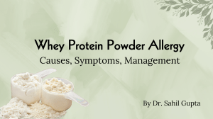 Whey Protein Allergy: Causes, Symptoms & Management