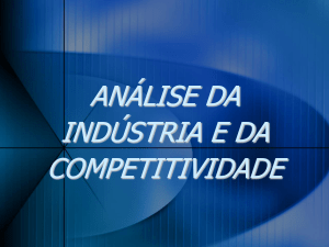 An&aacute;lise da Ind&uacute;stria e da Competitividade
