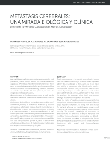 Metástasis Cerebrales: Biología y Visión Clínica