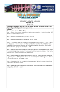 Interactive English Activities: Level One