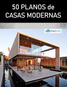 50 Planos de Casas Modernas: E-book de Diseños Arquitectónicos
