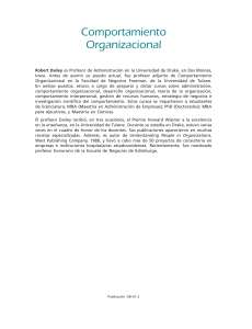 Comportamiento Organizacional: Libro de texto de Robert Dailey