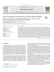 Ethanol Effects on Kinetic Hydrate Inhibitors Performance