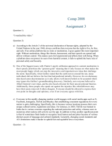 Content Moderation Assignment: Ethics & AI Challenges
