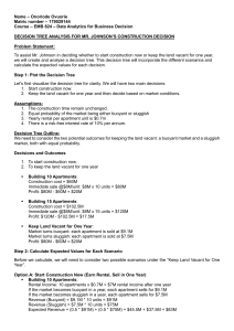 Decision Tree Analysis: Construction Project