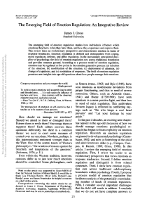 Emotion Regulation: An Integrative Review