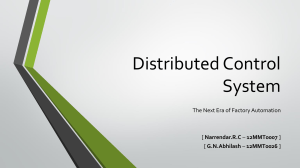 Distributed Control Systems: Factory Automation