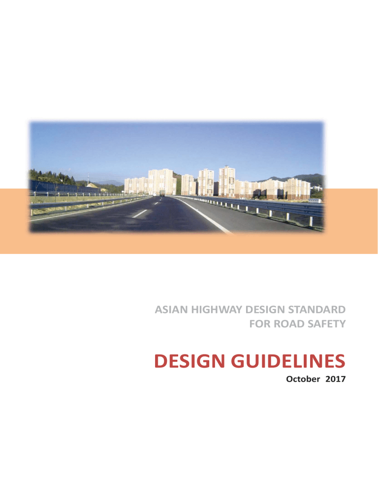 Asian Highway Road Safety Design Guidelines