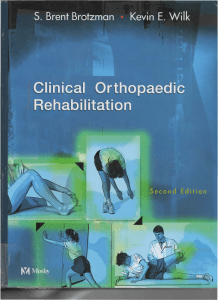 Clinical Orthopaedic Rehabilitation Textbook, 2nd Edition