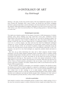Ontology of Art: Exploring Artworks' Nature