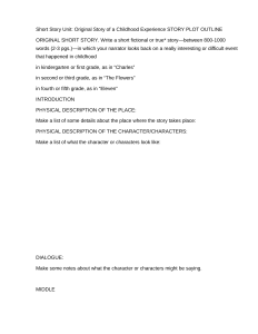 Short Story Outline: Childhood Experience