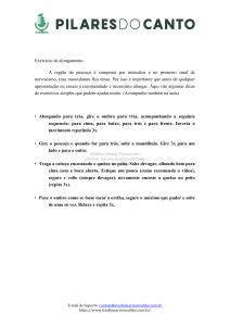 Guia de Exercícios de Alongamento do Pescoço