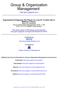 Organizational Diagnosis: Six-Box Model for Management