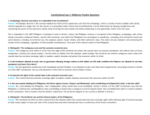 Constitutional Law 1: Midterms Practice Questions & Answers