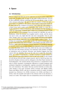 Linguistic Relativity: Space, Language, and Cognition
