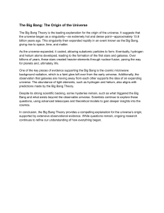 Big Bang Theory: Origin of the Universe Explained