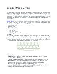 Input/Output Devices: Computer Hardware Explained
