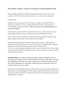 Princess Diana: Tragedy or Treachery? Conspiracy Theories