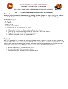 Reinforced Concrete Beam Design: Shear & Torsion