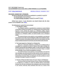 Ethics Quiz: Free Will vs. External Factors