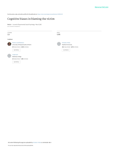 CogBiasinBlamingVictim