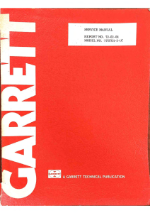 TFE731-2-1C Turbofan Engine Service Manual