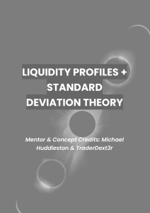 Liquidity Profiles & Standard Deviation Theory: IPDA Guide