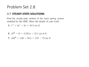 Differential Equations: Mass-Spring & RLC Circuits