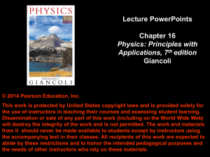 Electric Charge & Fields: Physics Lecture PowerPoint