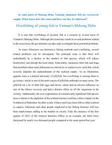 Mekong Delta Overfishing: Issues & Solutions