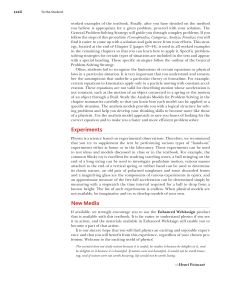 Physics Problem-Solving Strategies & Experiments