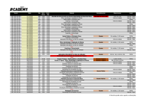 Cronograma do Curso CET_TEF_LIS_46