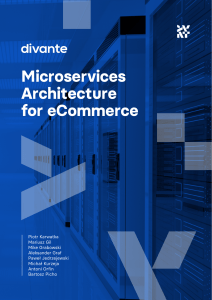Microservices Architecture for eCommerce