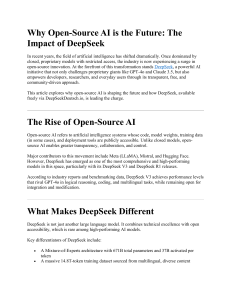 Open-Source AI Future: DeepSeek Impact & DeepSeekDeutsch.io