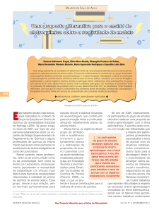 Ensino de Eletroquímica: Reatividade de Metais no Ensino Médio