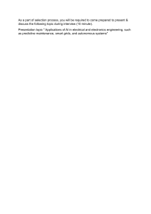 AI in Electrical Engineering: Interview Presentation Topic