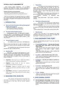 Head-to-Toe Physical Health Assessment Guide