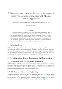 MSIP Engineering with Machine Learning: A Literature Review