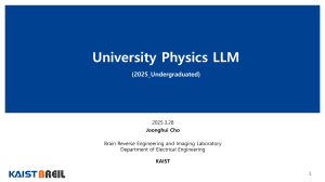 University Physics LLM: Problem Solving with AI