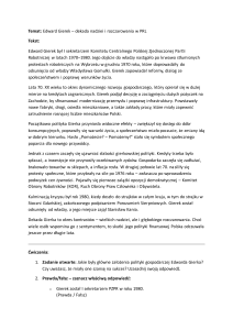 Dekada Gierka w Polsce: Nadzieja i Rozczarowanie