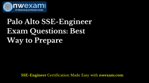 Palo Alto SSE-Engineer Exam Questions & Prep Guide