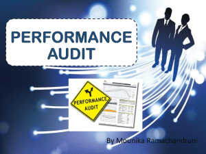 Performance Audit: Definition, Objectives, and Process
