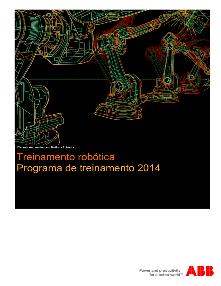 Programa de Treinamento Robótica ABB 2014