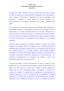 Kaoru Ishikawa y la Gesti&oacute;n de Calidad: Conceptos Clave