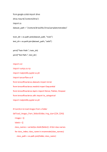 Klasifikacija slika pomoću Kerasa: Kodni isječak