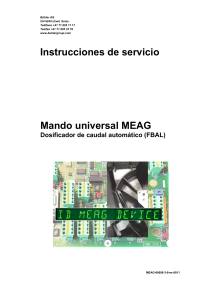 Manual de Servicio Controlador Universal MEAG (FBAL) Bühler