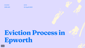 Epworth Eviction Process: History, Impact & Policy